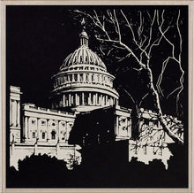 Load image into Gallery viewer, Capitol Building, Woodblock
